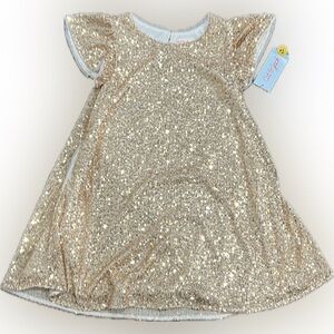 Sequin dress with pockets